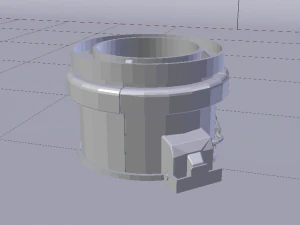 Sci-Fi Dropper 04 3D Model