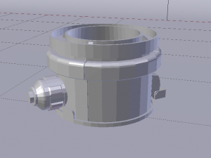 Sci-Fi Dropper 04 3D 模型