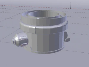 Sci-Fi Dropper 04 3D Model