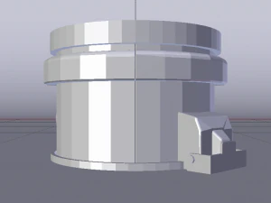 Sci-Fi Dropper 04 3D Model