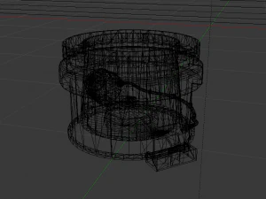 Sci-Fi Dropper 04 3D Model