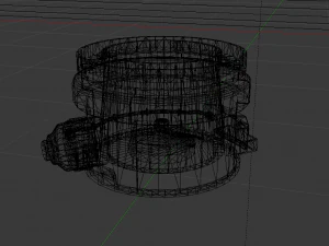 Sci-Fi Dropper 04 3D Model