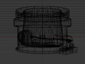 Sci-Fi Dropper 04 3D Model