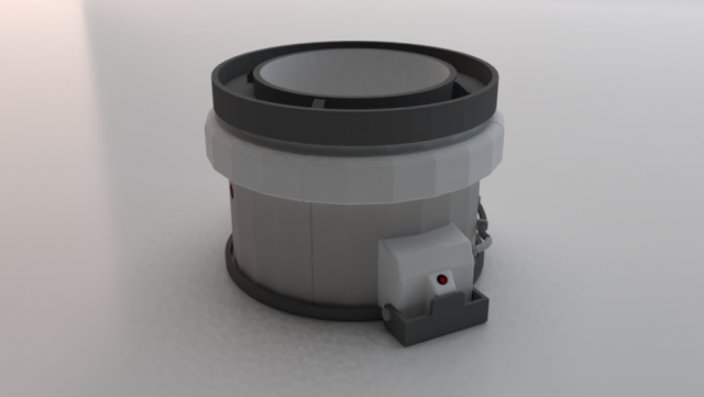 Sci-Fi Dropper 05 3D 모델 .c4d .max .obj .3ds .fbx .stl .blend 