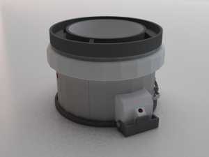 Sci-Fi Dropper 05 3D Model