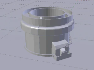 Sci-Fi Dropper 05 3D Model