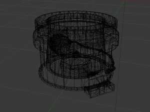 Sci-Fi Dropper 05 3D Model