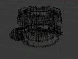 Sci-Fi Dropper 05 3D Model