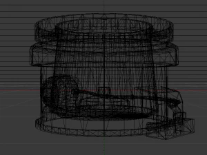 Sci-Fi Dropper 05 3D Model