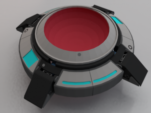Sci-Fi Platform 01 3D Model
