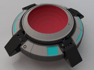Sci-Fi Platform 01 Model 3D