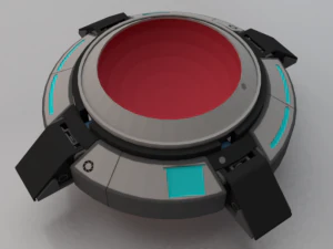 Sci-Fi Platform 01 3D Model