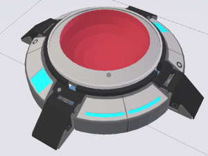 Sci-Fi Platform 01 Model 3D