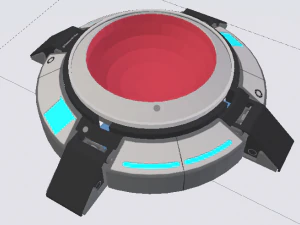 Sci-Fi Platform 01 3D Model
