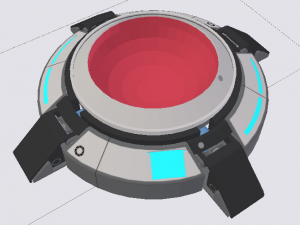 Sci-Fi Platform 01 Model 3D
