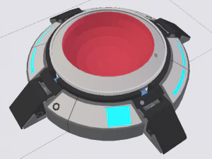 Sci-Fi Platform 01 3D Model