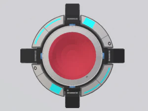 Sci-Fi Platform 01 3D Model