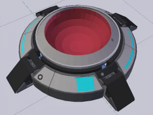 Sci-Fi Platform 01 3D Model