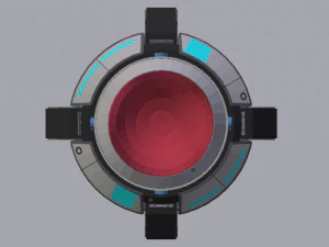 Sci-Fi Platform 01 3D Model