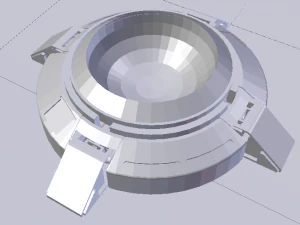 Sci-Fi Platform 01 3D Model