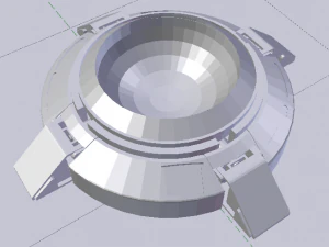 Sci-Fi Platform 01 3D Model