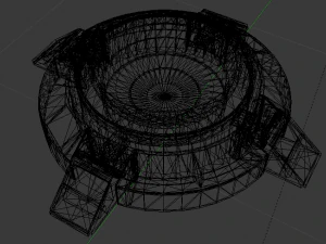 Sci-Fi Platform 01 3D Model