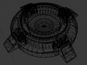 Sci-Fi Platform 01 3D Model