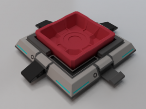 Sci-Fi Platform 02 3D Model