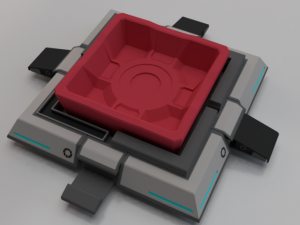 Sci-Fi Platform 02 3D Модель