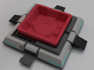 Sci-Fi Platform 02 3D Model