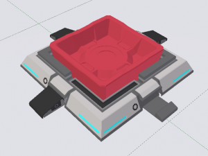 Sci-Fi Platform 02 3D Модель