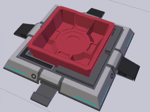 Sci-Fi Platform 02 3D Model
