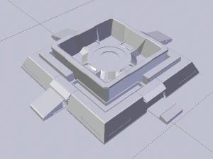 Sci-Fi Platform 02 3D Model