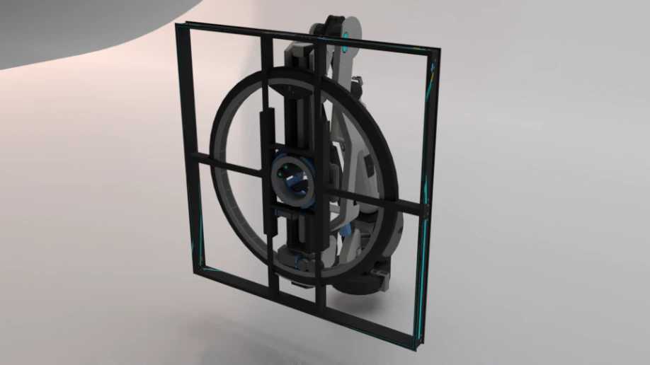 Sci-Fi Motion Platform 01 3D Model .c4d .max .obj .3ds .fbx .stl .blend