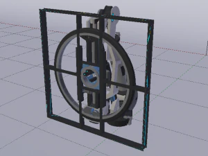Sci-Fi Motion Platform 01 3D Model