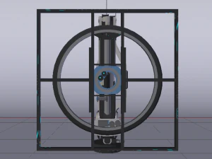 Sci-Fi Motion Platform 01 3D Model
