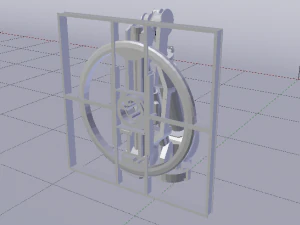 Sci-Fi Motion Platform 01 3D Model