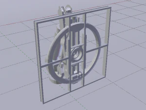 Sci-Fi Motion Platform 01 3D Model