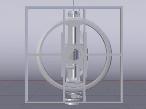 Sci-Fi Motion Platform 01 3D Model