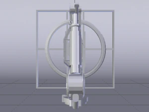 Sci-Fi Motion Platform 01 3D Model