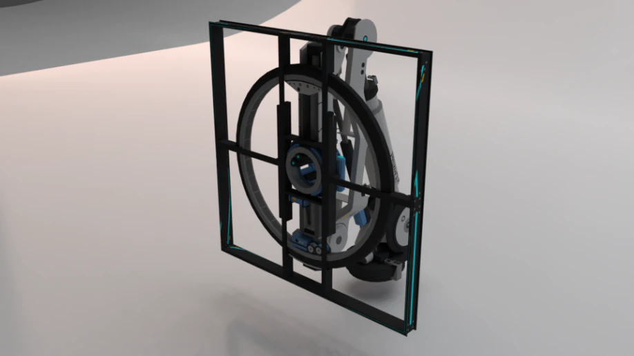 Sci-Fi Motion Platform 02 3D Model .c4d .max .obj .3ds .fbx .stl .blend 