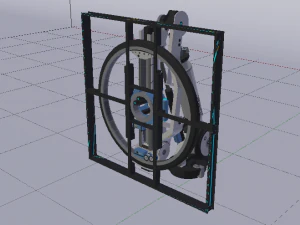 Sci-Fi Motion Platform 02 3D Model