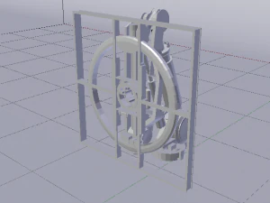Sci-Fi Motion Platform 02 3D Model