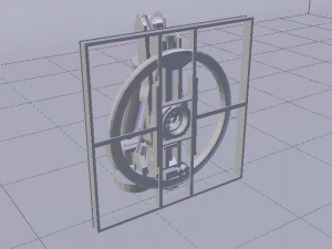 Sci-Fi Motion Platform 02 3D Model