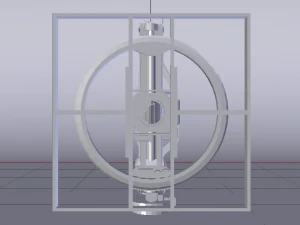 Sci-Fi Motion Platform 02 3D Model