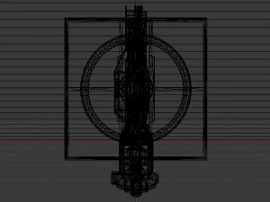 Sci-Fi Motion Platform 02 3D Model