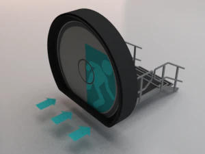 Двері наукової фантастики 3D Модель