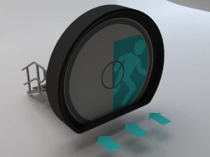 Sci-Fi Door 3D Model