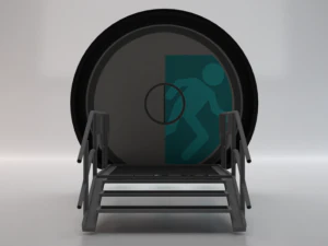 Sci-Fi Door 3D Model