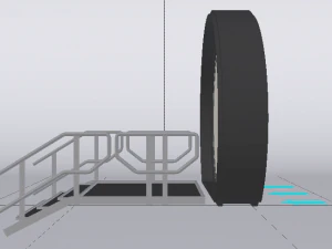 Sci-Fi Door 3D Model